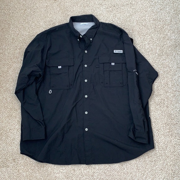 Columbia men's long sleeve PFG Shirt - Picture 6 of 9